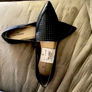 Brand New! Worthington Black Flats! Size 8.5